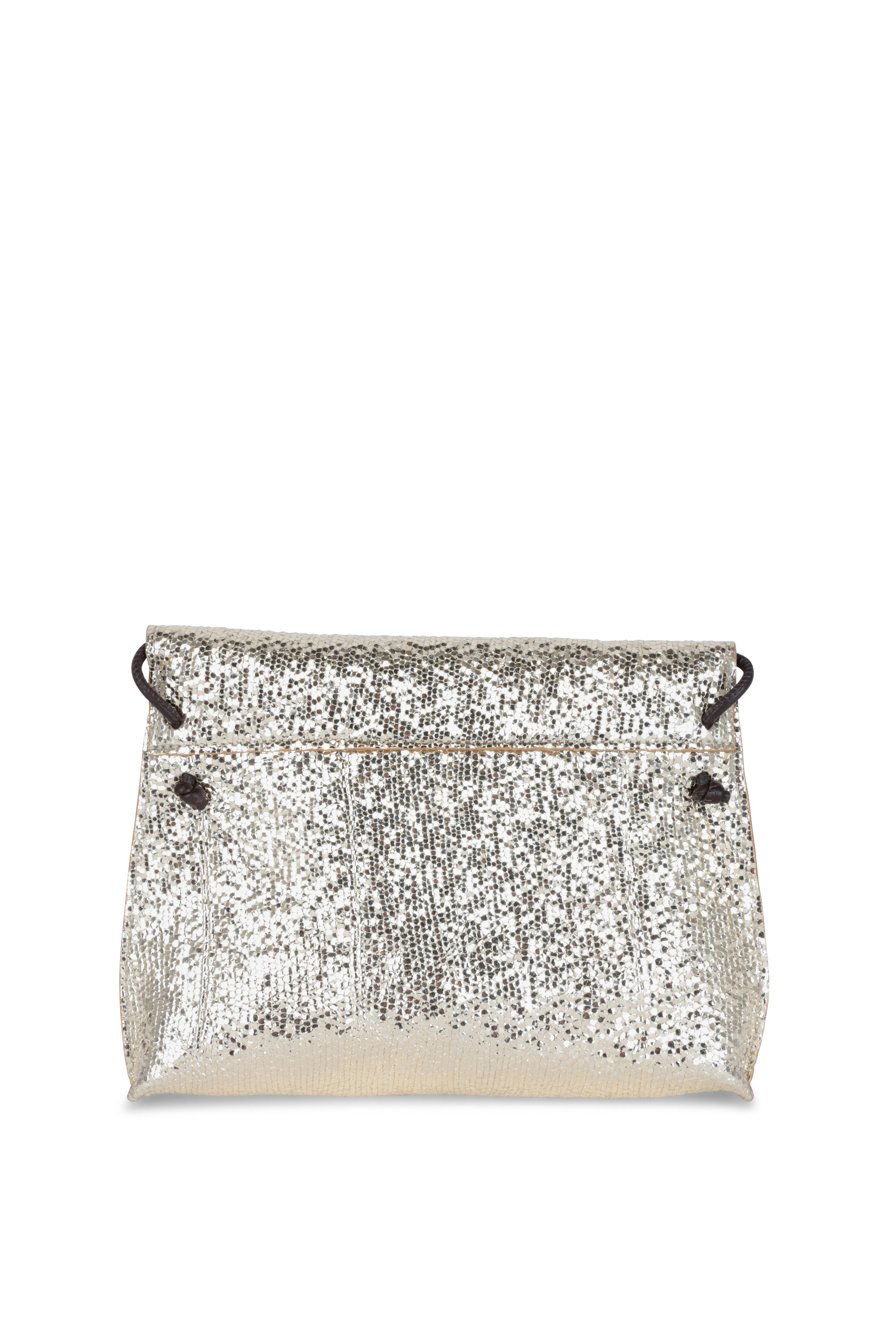 B May Bags - Prosecco Metallic Leather Crossbody