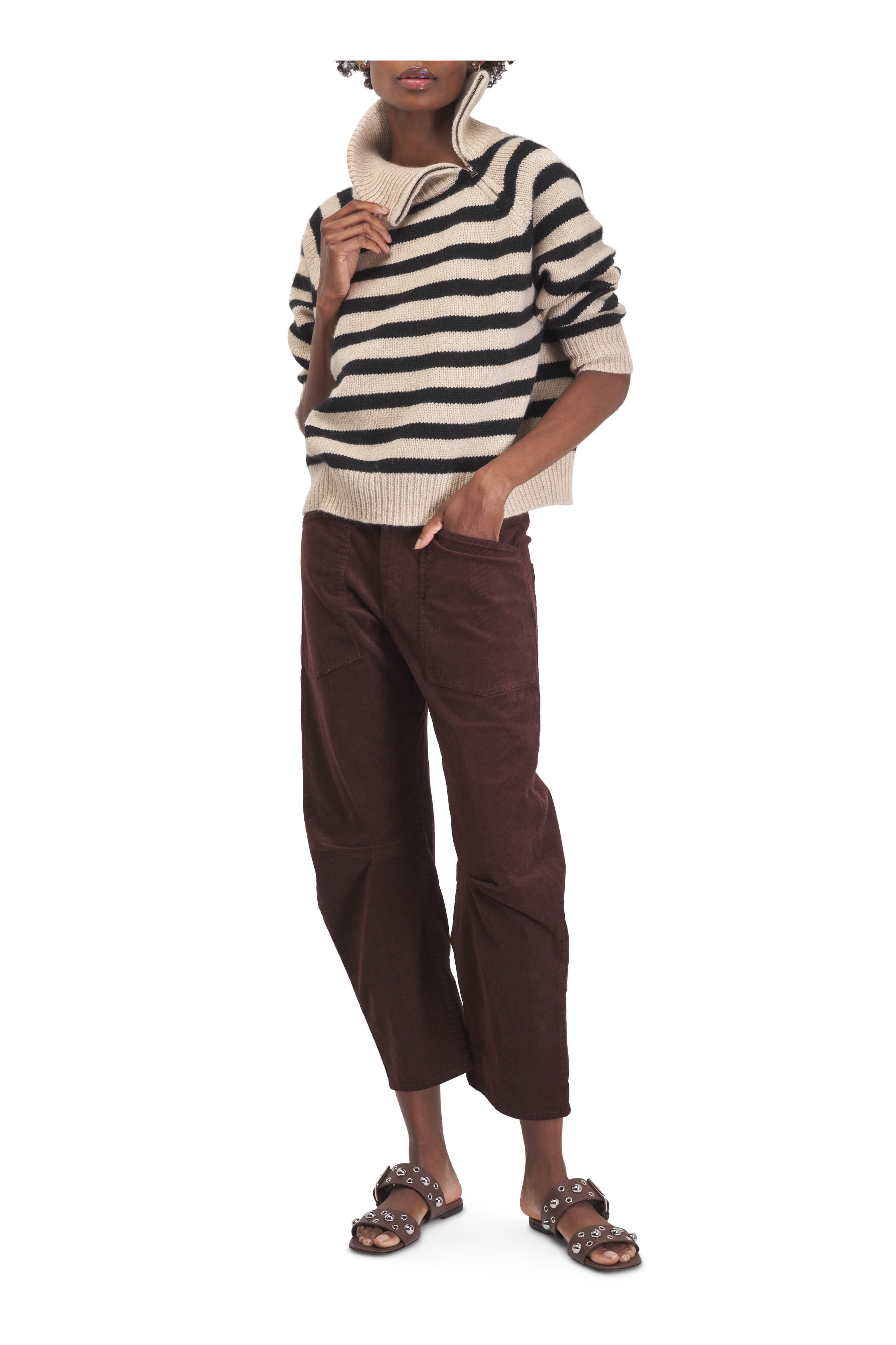 Nili Lotan - Shon Corduroy Curved Pant
