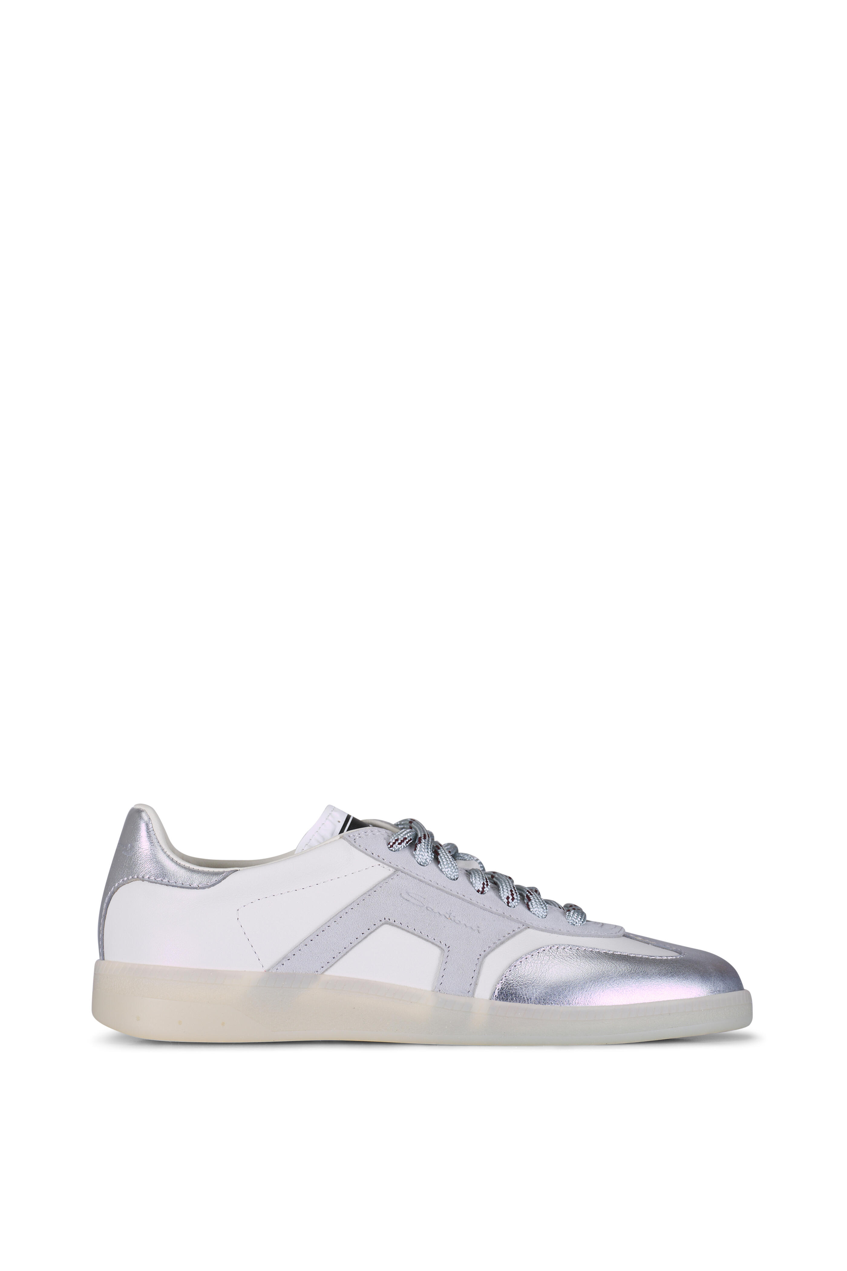 Santoni - Olympic Gray & Silver Sneaker