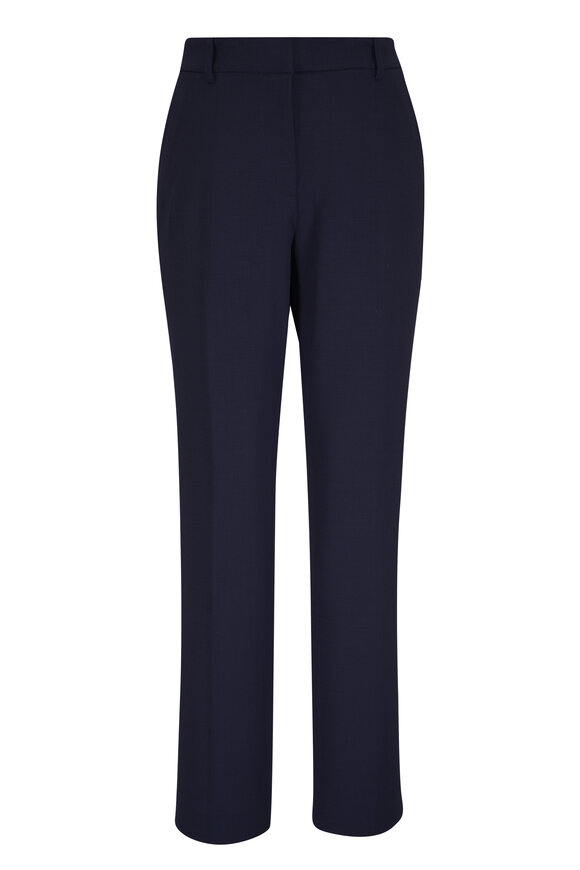 Lafayette 148 New York Manhattan Ink Responsible Stretch Wool Slim Pant - view 1