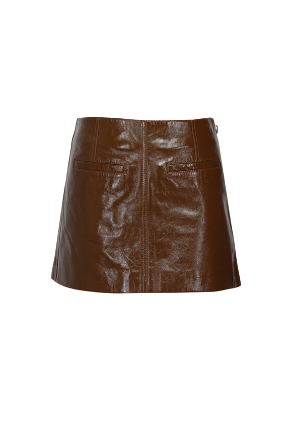 A.L.C. Cowan Saddle Leather Skirt
