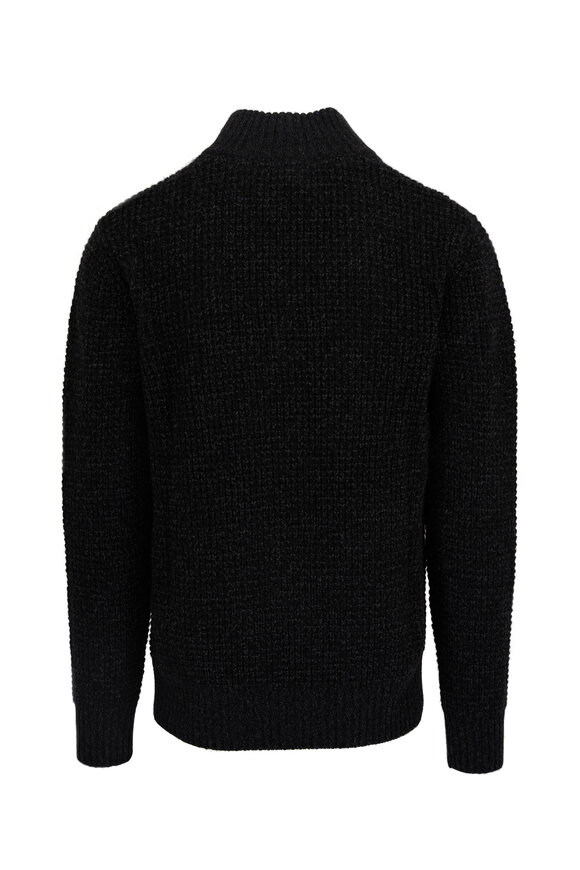 Faherty Brand - Black Wool & Cashmere Sweater 