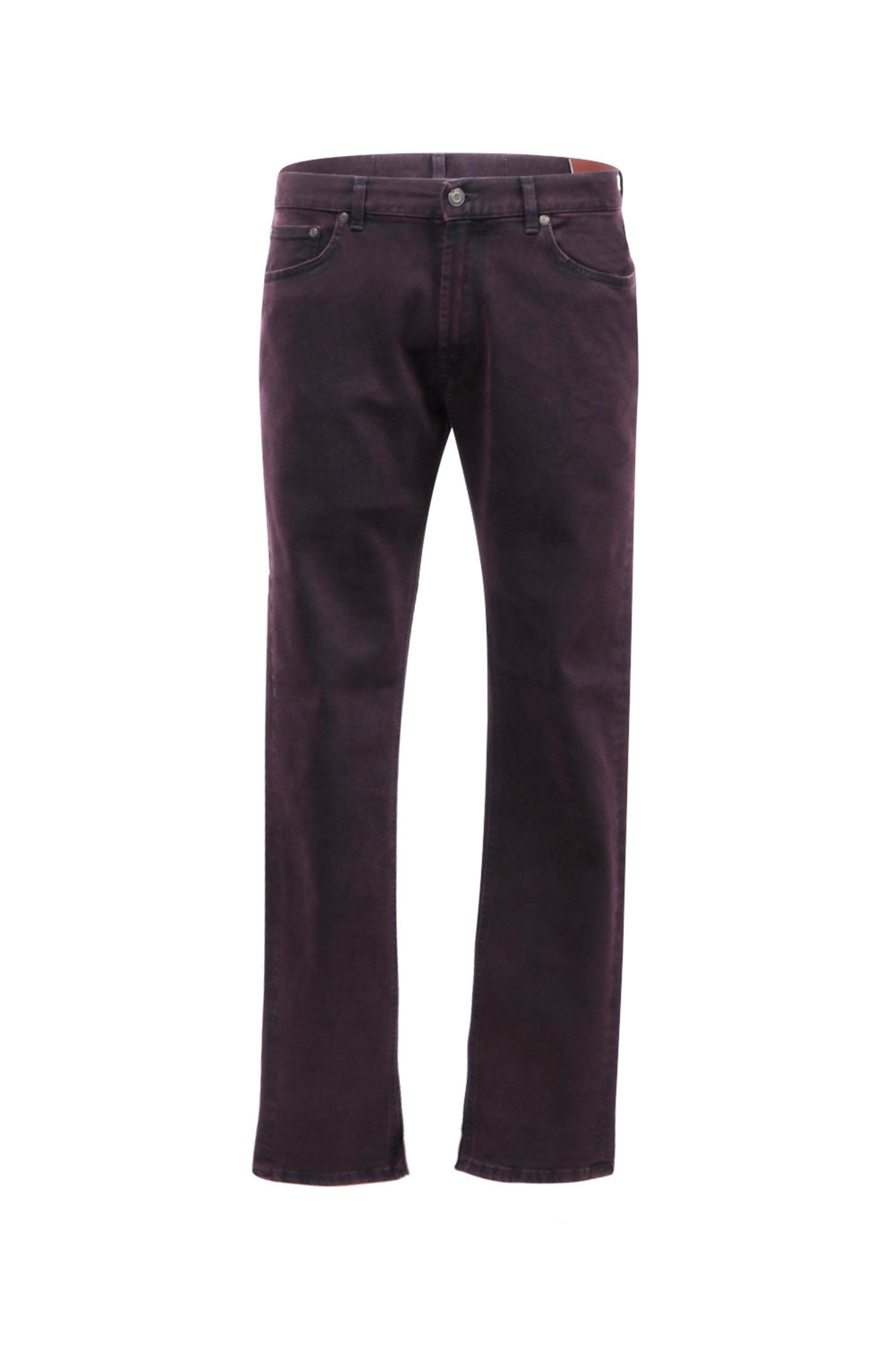 Marco Pescarolo - Dark Red Denim 5 Pocket Pant