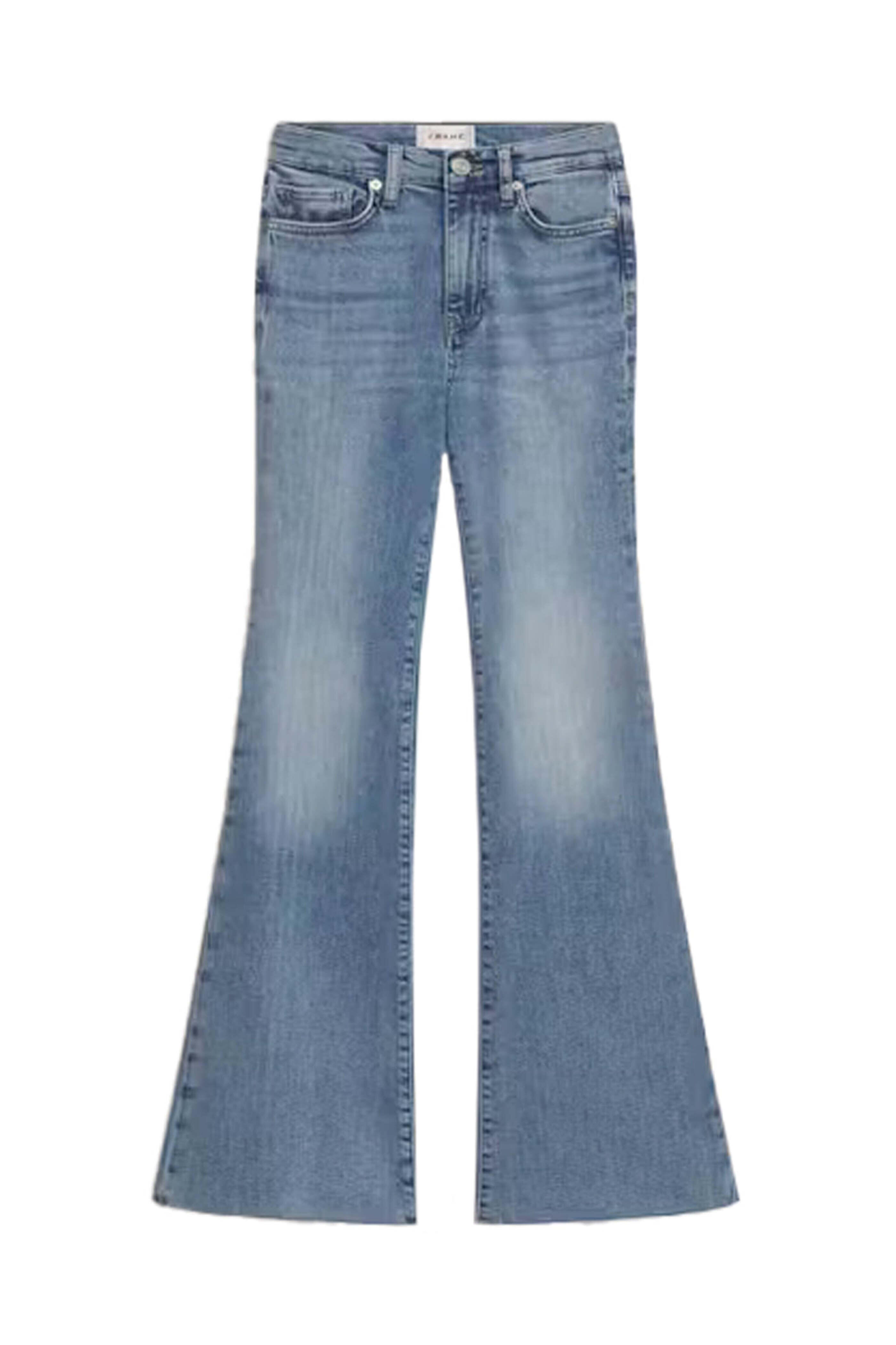 Frame - Le Easy Flare Fray Jean in Whimsy