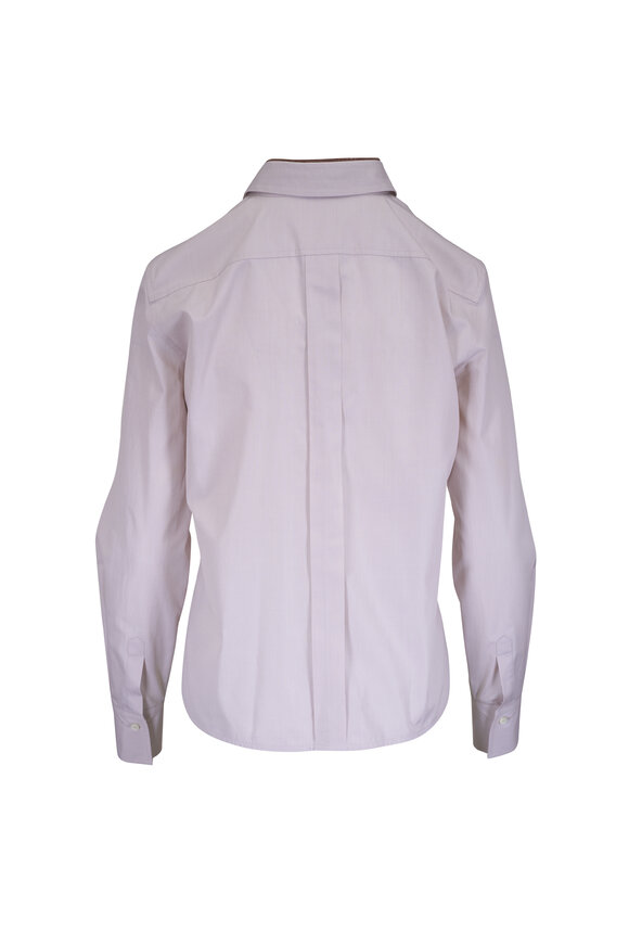 Zero + Maria Cornejo - Evi Blush Pebble Silk Top
