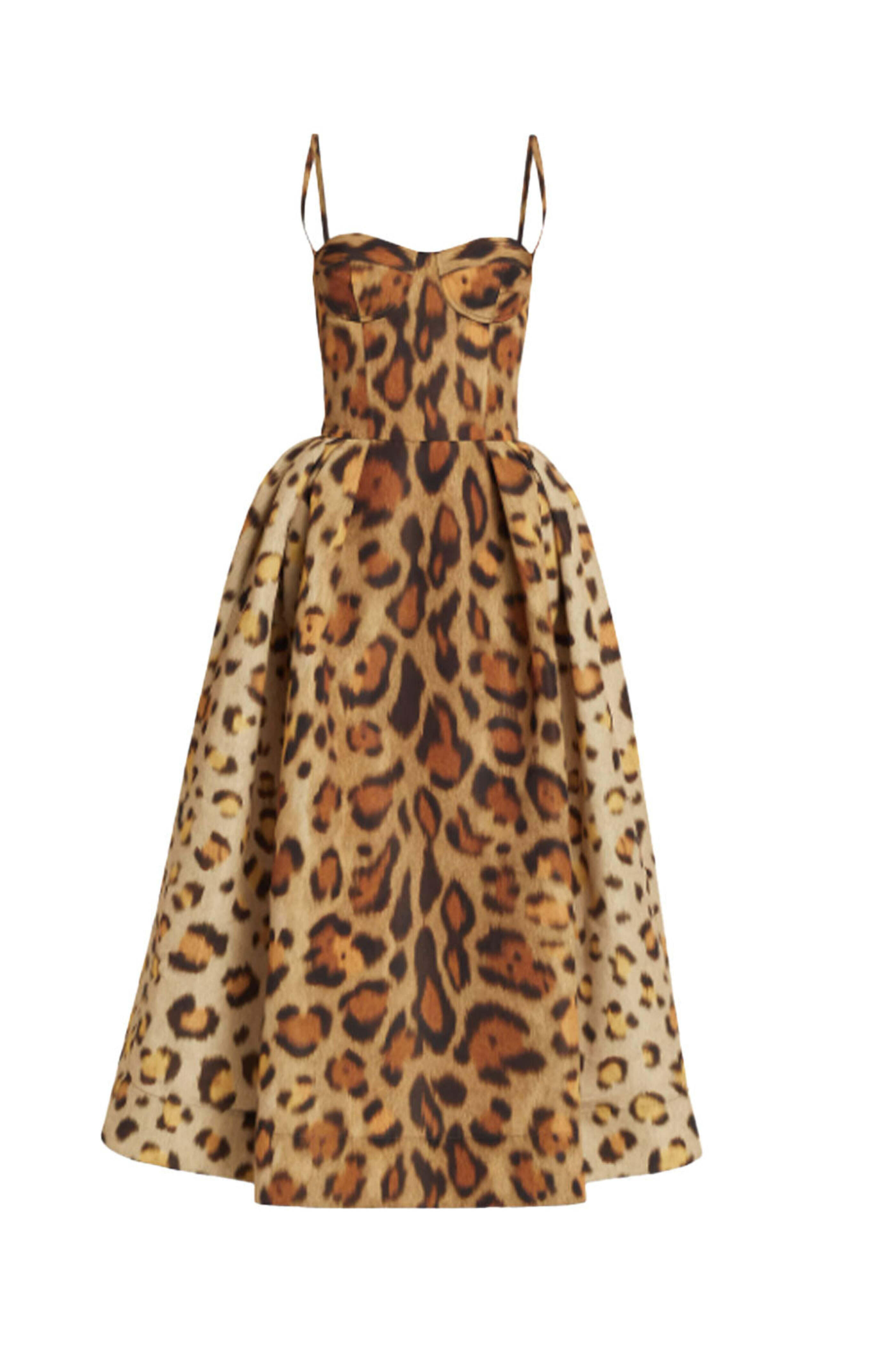 Oscar de la Renta - Jaguar Faille Midi Cocktail Dress