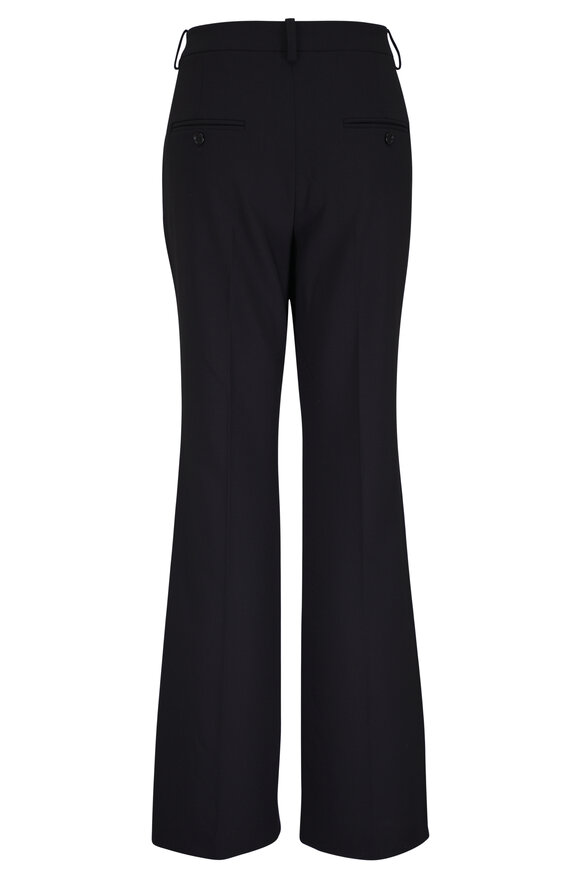 Michael Kors Collection Haylee Black Flare Wool Pant - view 4