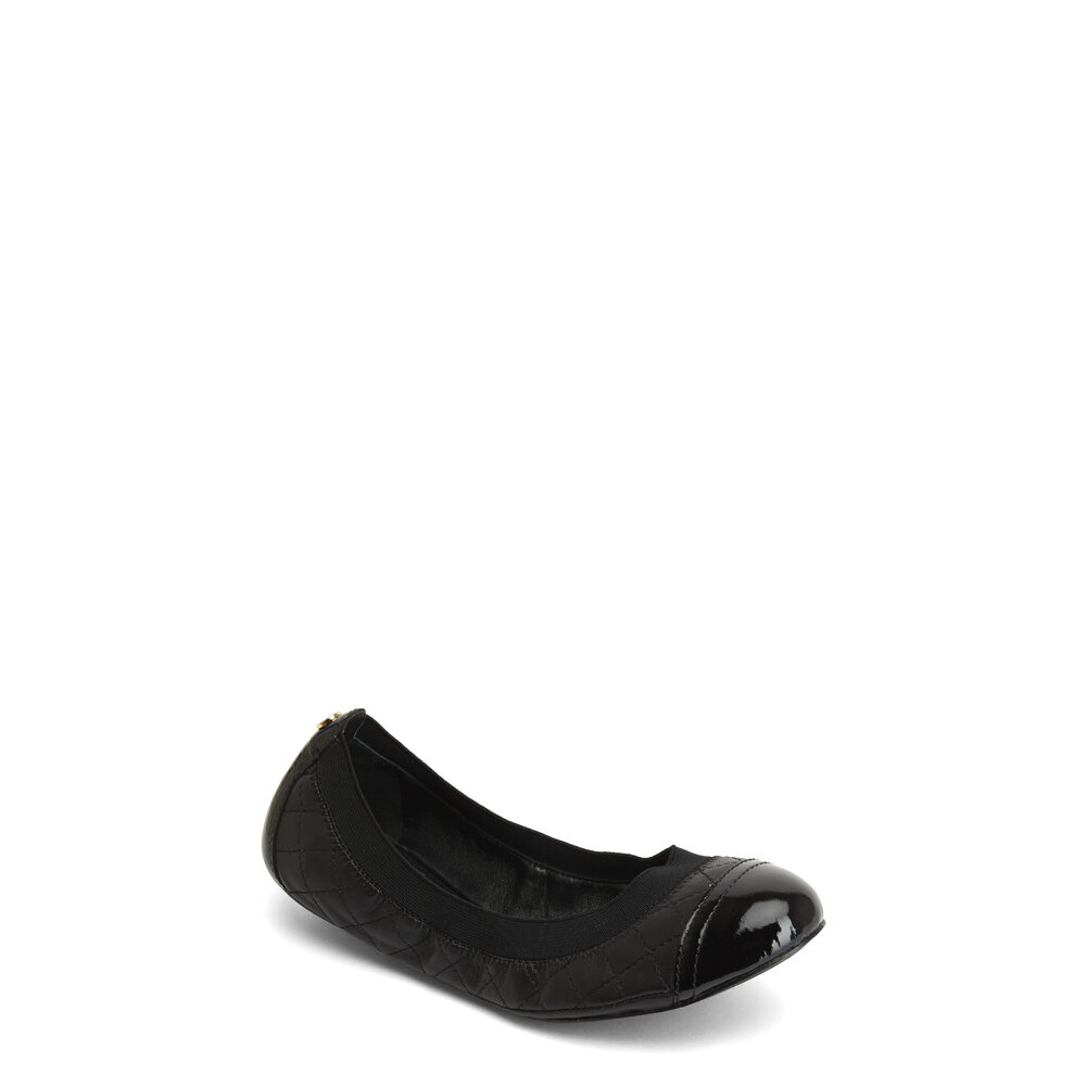 【TORYBURCH】 beige and black leather flats （関税送料込） TORY BURCH COLOR BLOCK FLAT ESPADRILLE LEATHER AMBRA/DULCE