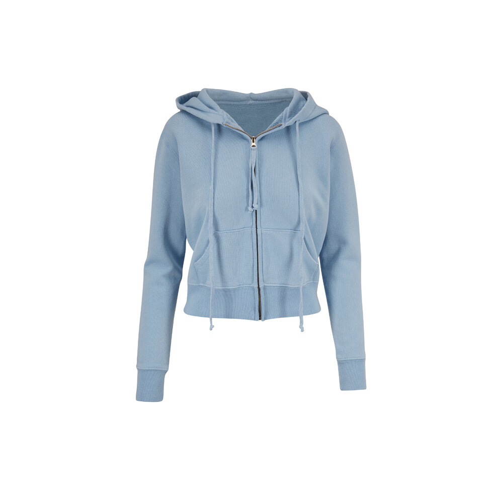 Nili Lotan - Callie Navy Zip Up Hoodie | Mitchell Stores