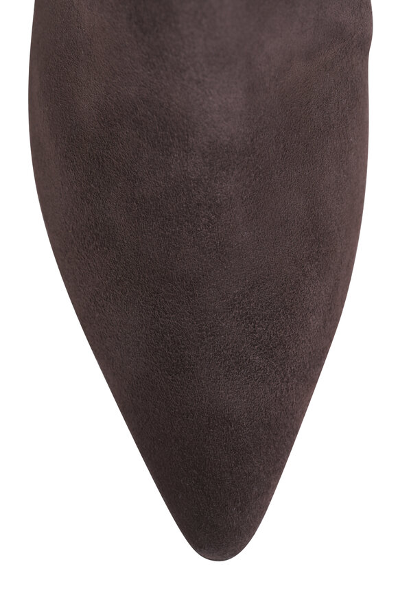 Jimmy Choo Lory Chocolate Suede Boot, 35mm - view 4