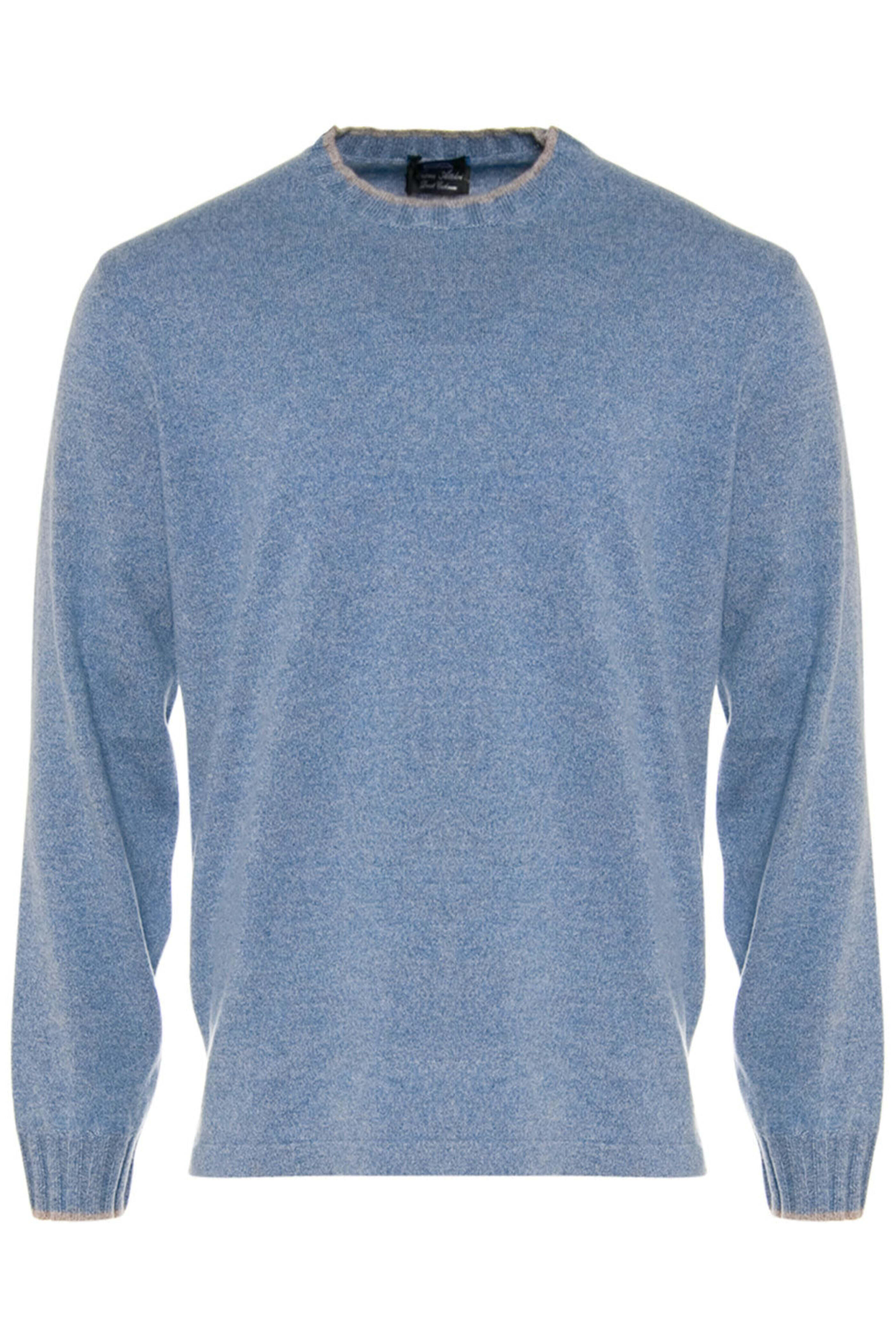 Cesare Attolini - Azzurro Melange Cashmere Sweater