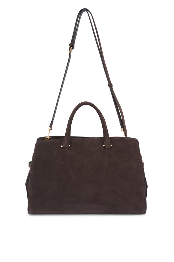 Métier Private Eye Chocolate Suede Satchel - view 2