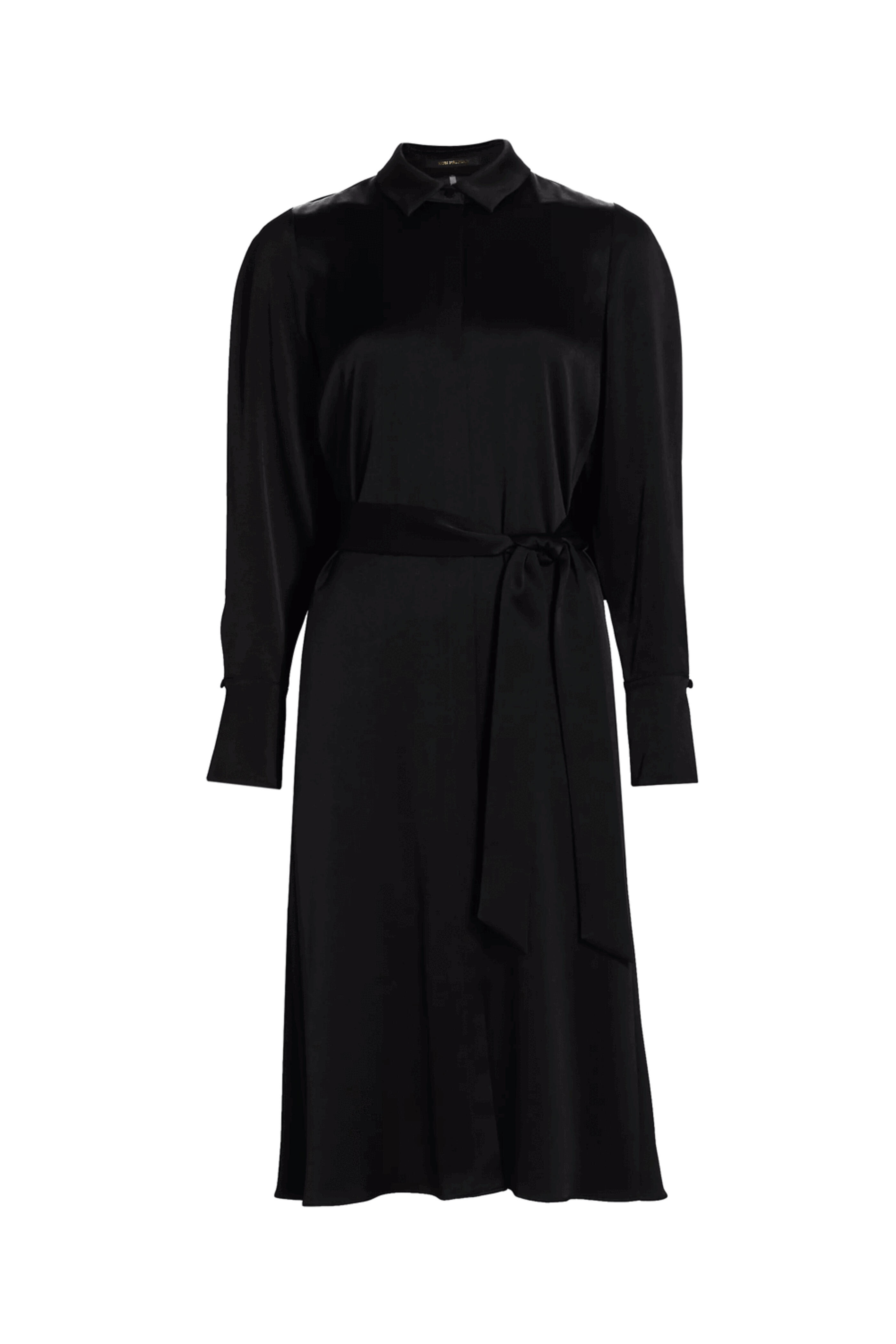 Kobi Halperin - Black Satin Back Crepe Dress