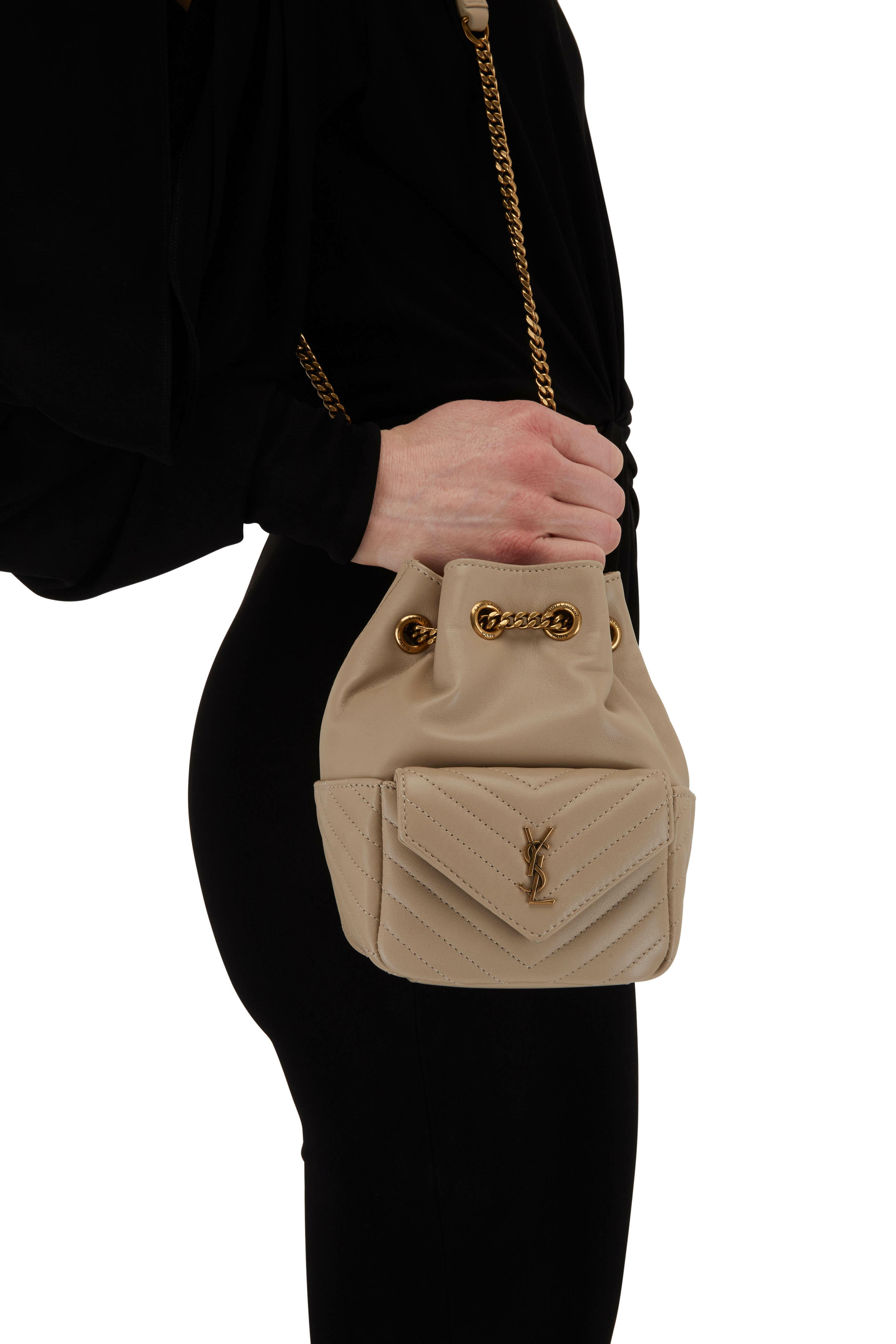 Saint Laurent Fur Exterior Bags & Handbags for Women for sale