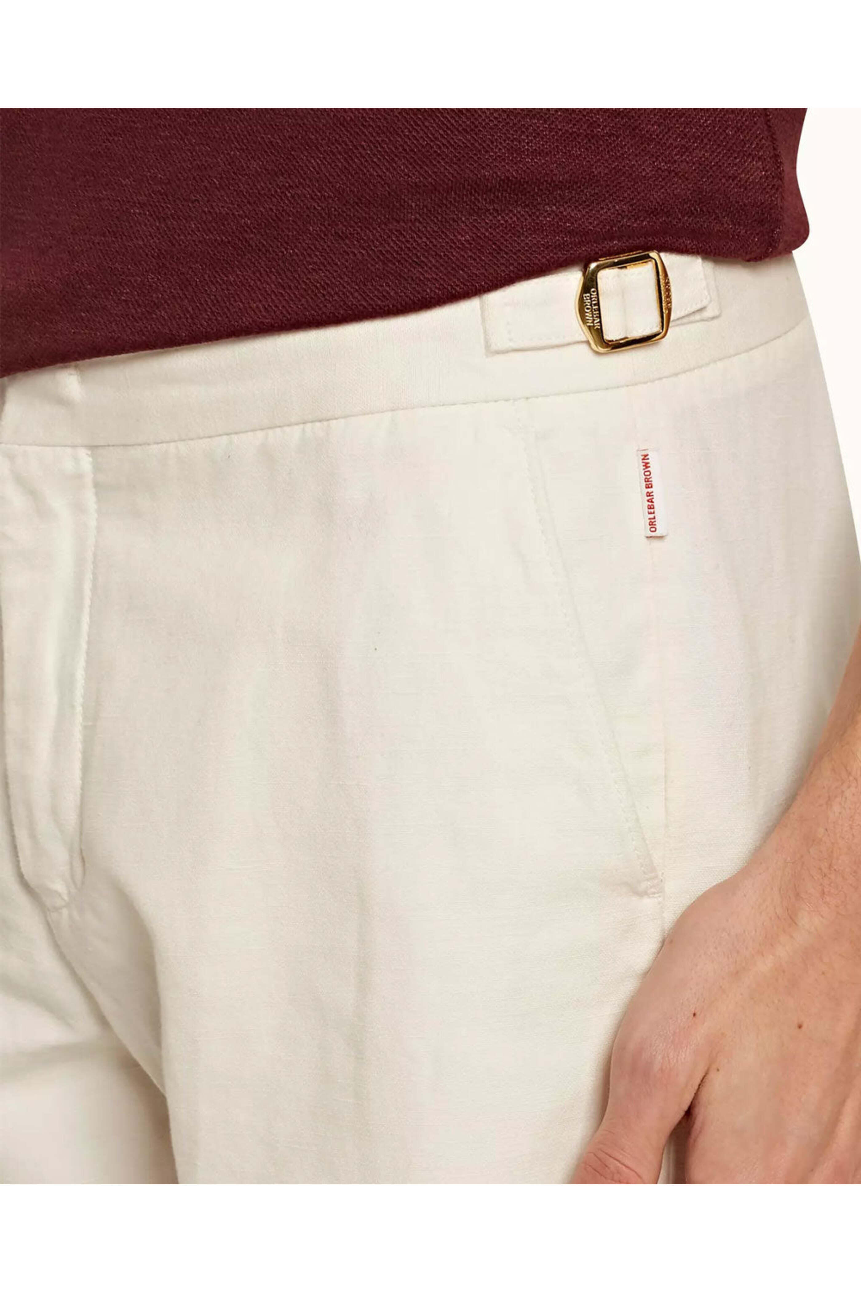 Orlebar Brown - Norwich Shorts in White Sand