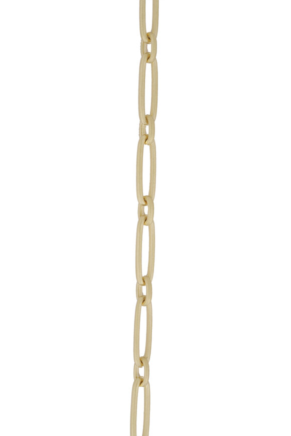 Irene Neuwirth 18k Yellow Gold Narrow Link Bracelet - view 2
