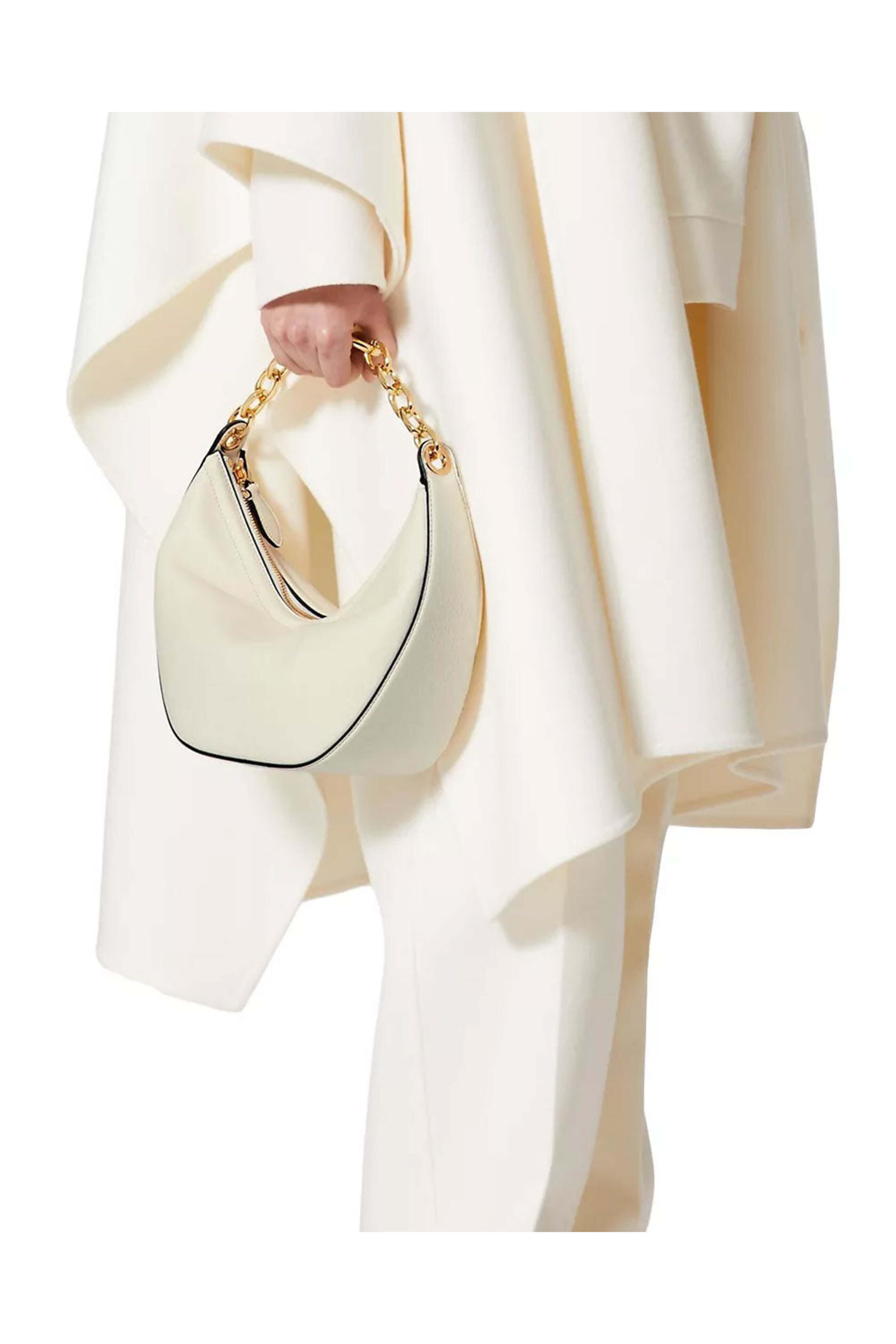 Valentino Garavani - Small Vlogo Moon Hobo Bag in Ivory
