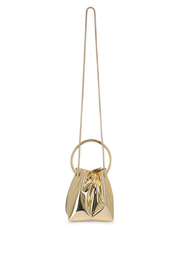 Jimmy Choo Bon Bon Silver Mirror Top Handle Bag - view 4