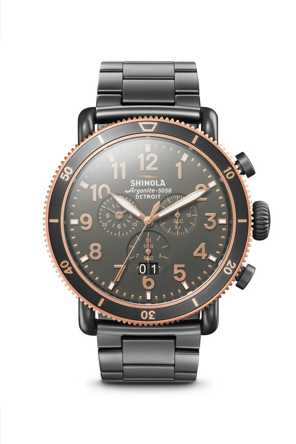 Shinola - The Runwell Dark Gray Sport Chrono 48mm