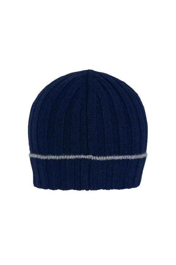 Brunello Cucinelli - Dark Blue Linen Baseball Cap