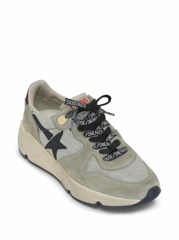 Golden Goose - Running Sole Ice & Taupe Suede Sneaker 