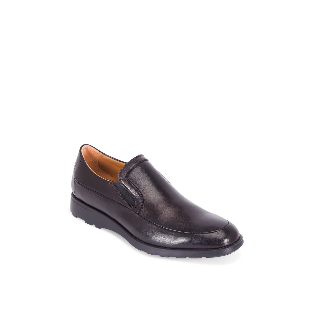 Bruno Magli Vegas Black Leather Extralight Loafer