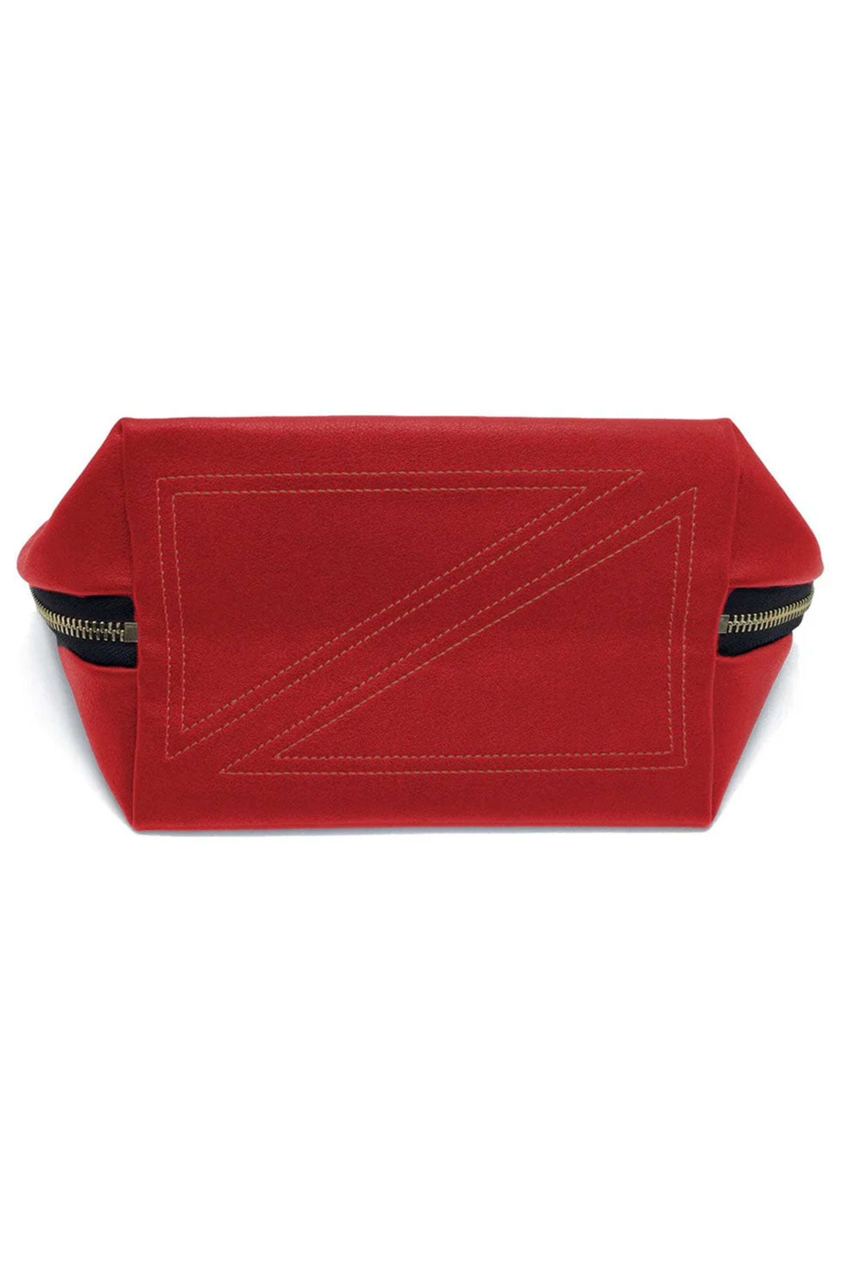 Kusshi - Large Vacationer Makeup Bag in Red and Pink