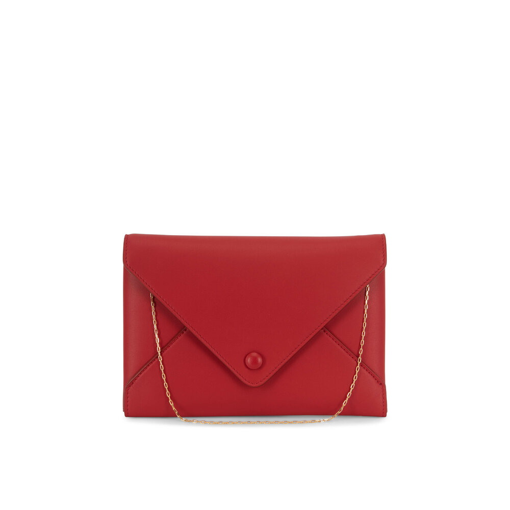 【関税&送料込】The Row The Row Envelope Clutch Bag Envelope Clutch Bag Black in Leather – The Row