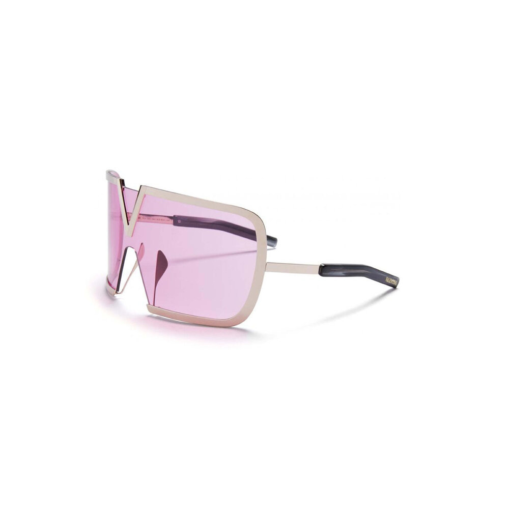 サングラス VALENTINO SS25 Unisex SUNGLASSES (VLS-108C-53 PNK-GLD PINK) VALENTINO SS25 Unisex SUNGLASSES (VLS-108C-53 PNK-GLD PINK