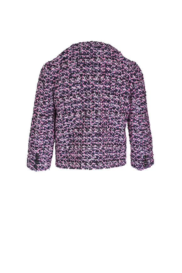 Valentino - Multicolor Ribbon Tweed Cropped Jacket