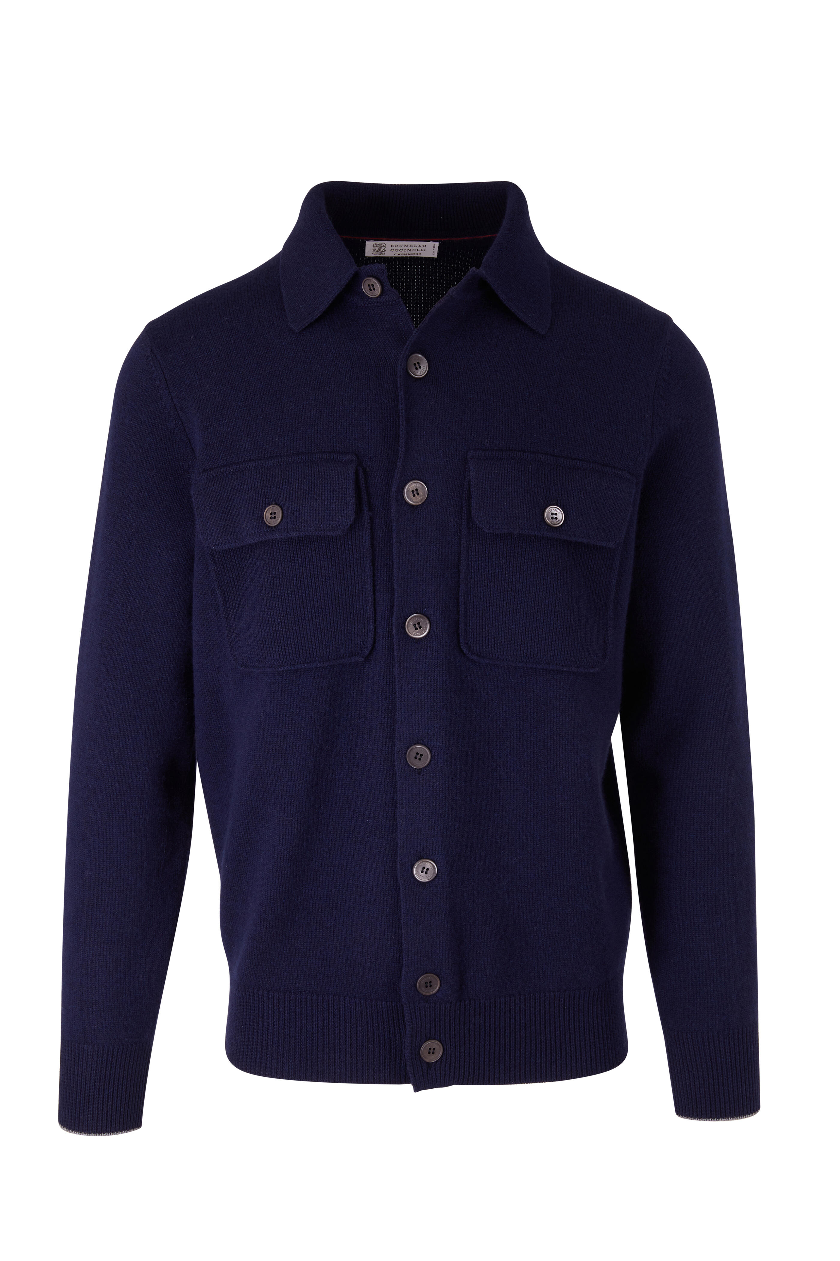 Brunello Cucinelli - Navy Wool, Cashmere & Silk Overshirt