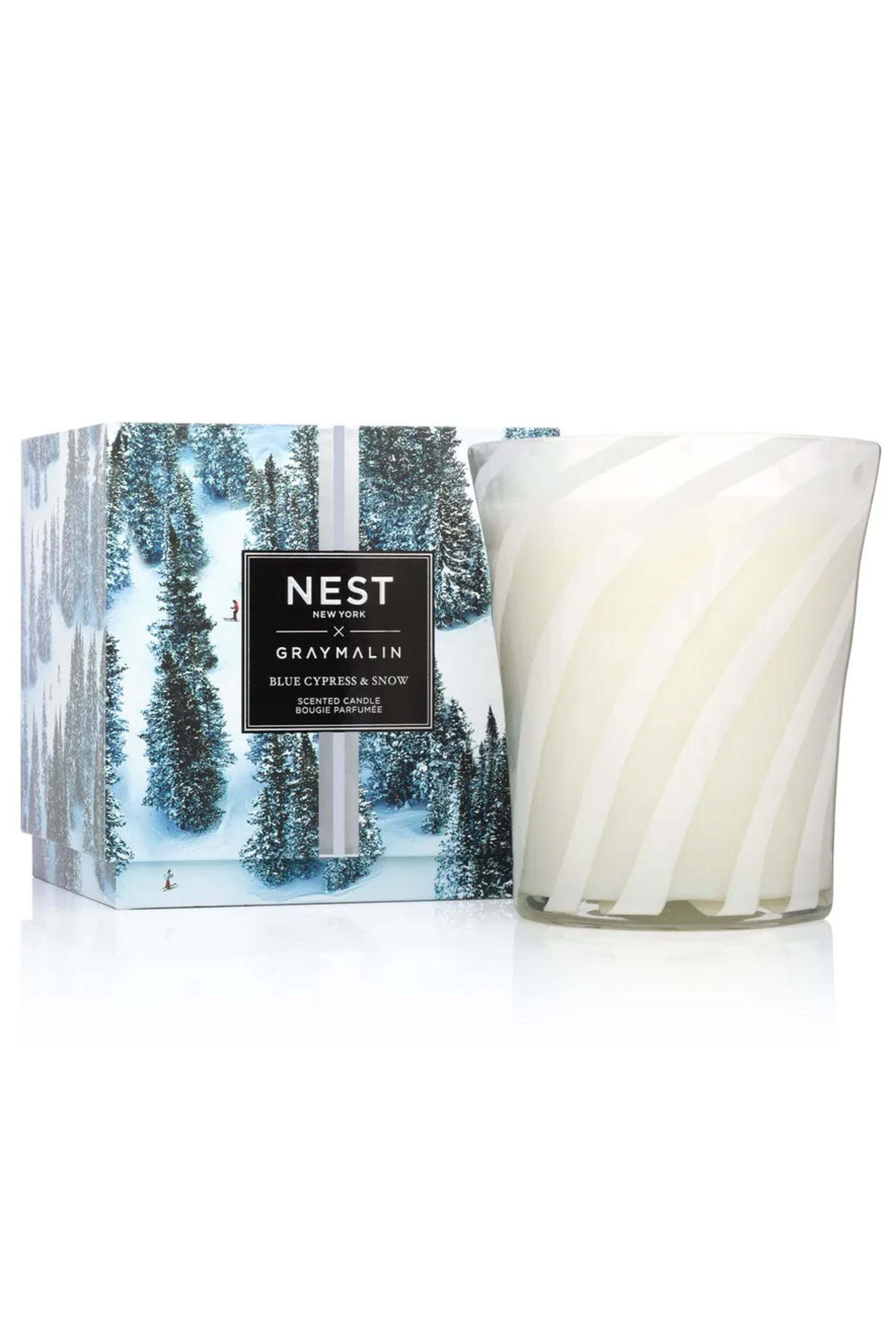 Nest Fragrances - Blue Cypress and Snow Deluxe Candle