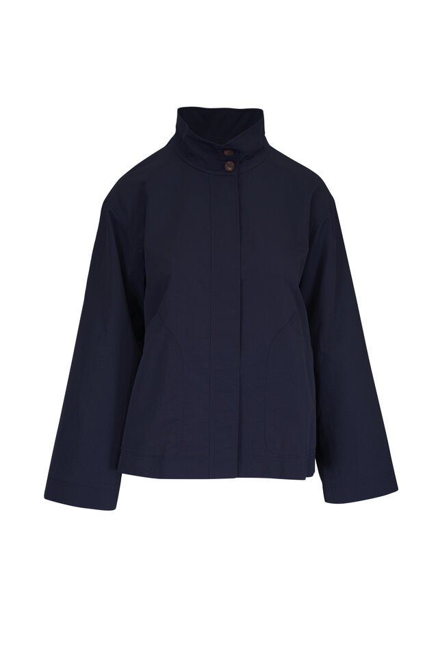 Khaite - Rizzo Bryce Studded Denim Jacket | Mitchell Stores
