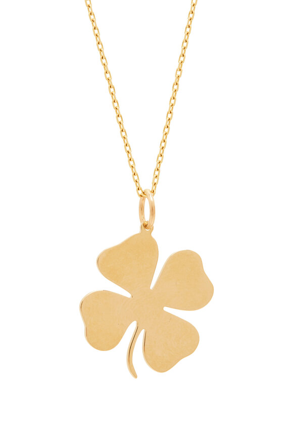 Genevieve Lau - "Lucky" Yellow Gold Necklace