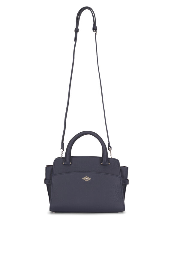 Métier Mini Private Eye Midnight Leather Satchel - view 1
