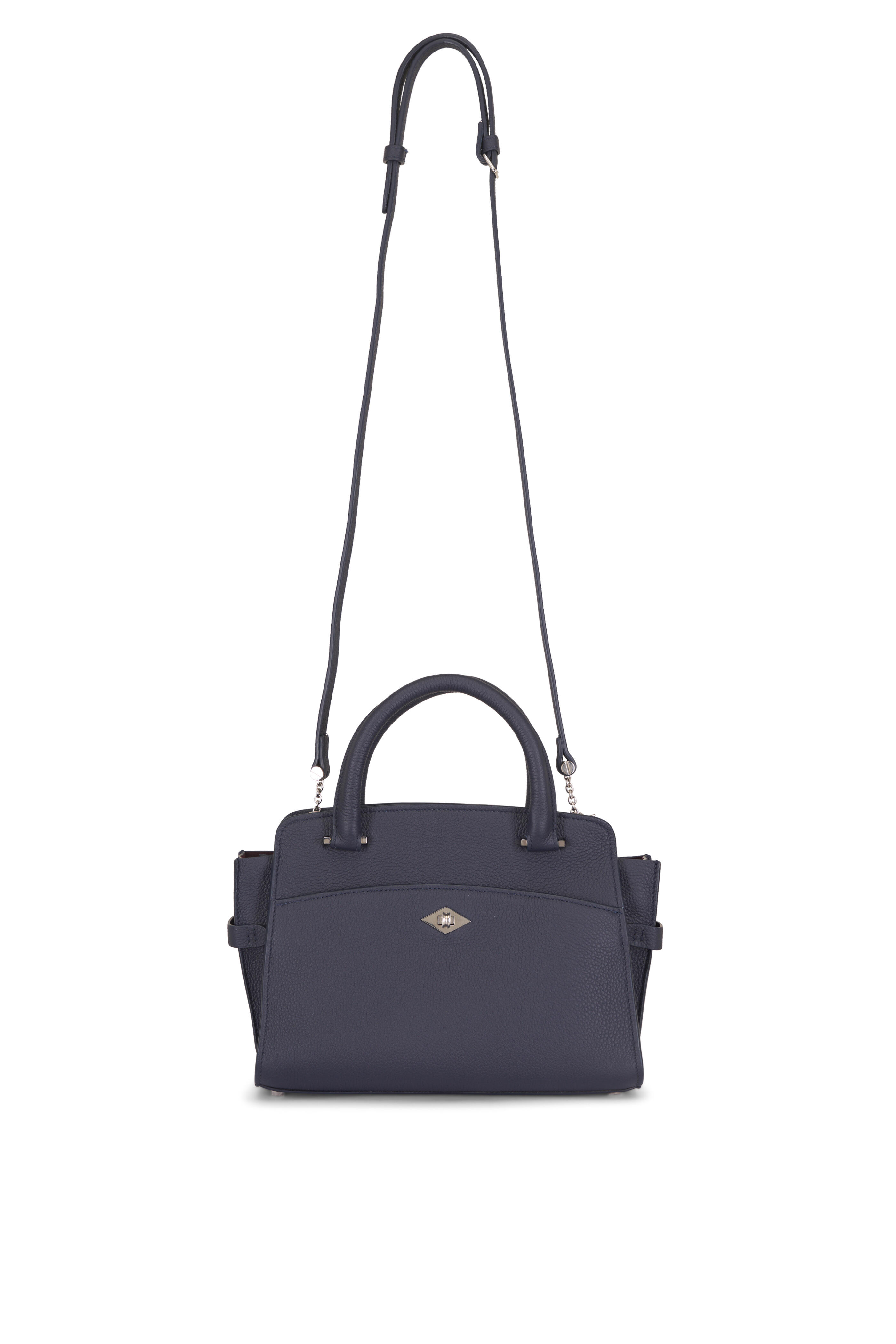 Métier - Mini Private Eye Midnight Leather Satchel - view 1