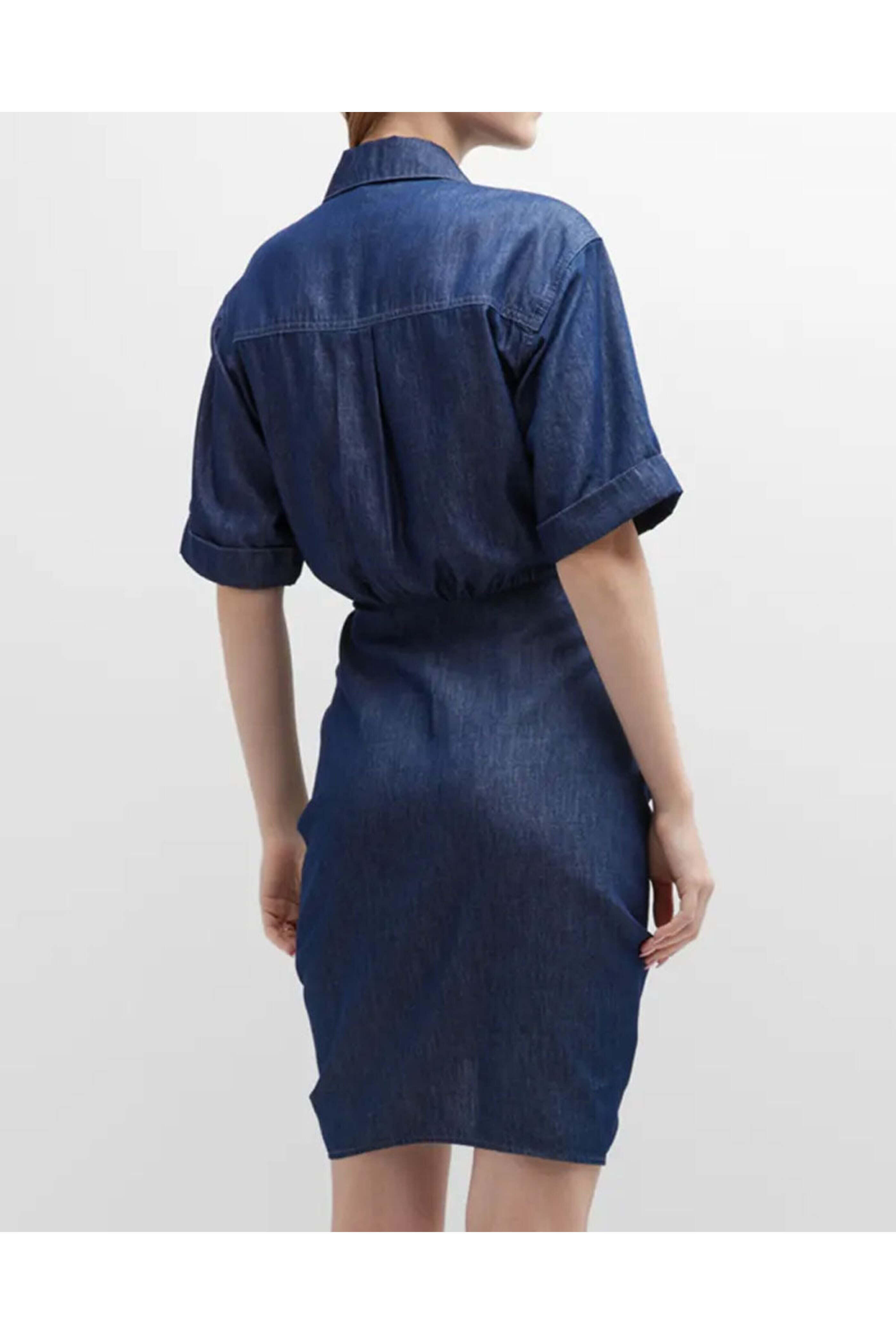 Veronica Beard - Washed Oxford Hensley Denim Shirtdress