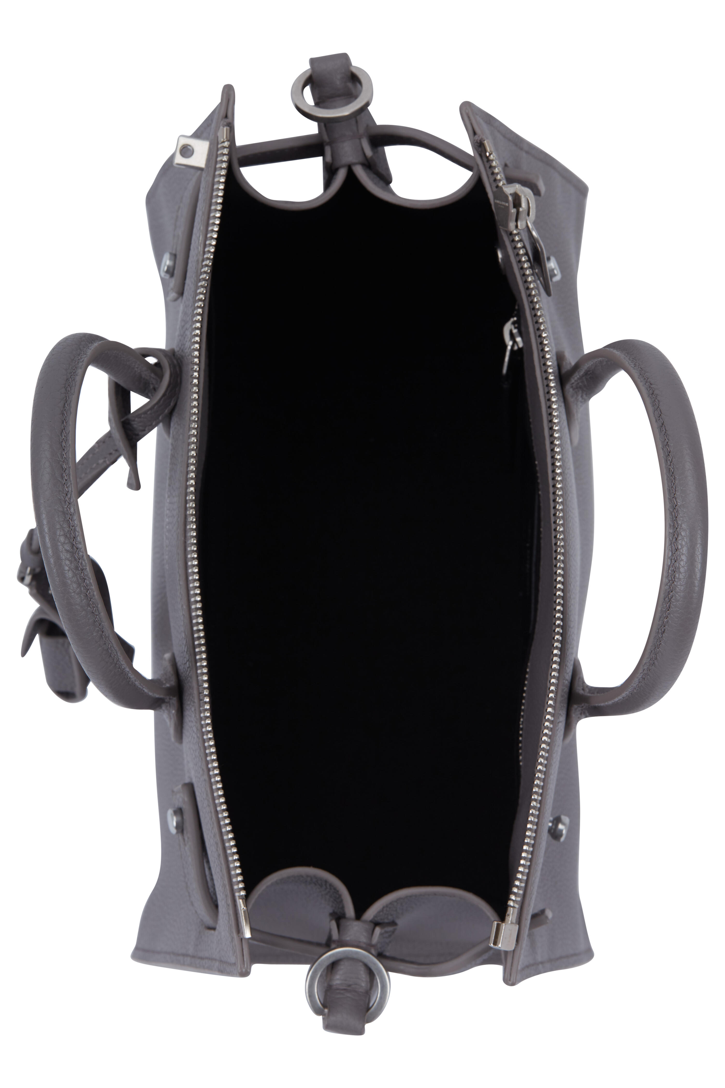 Saint Laurent - Baby Sac De Jour Fog Grained Leather Tote