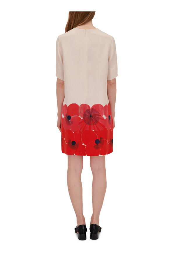 Akris - Poppy Print Shift Dress