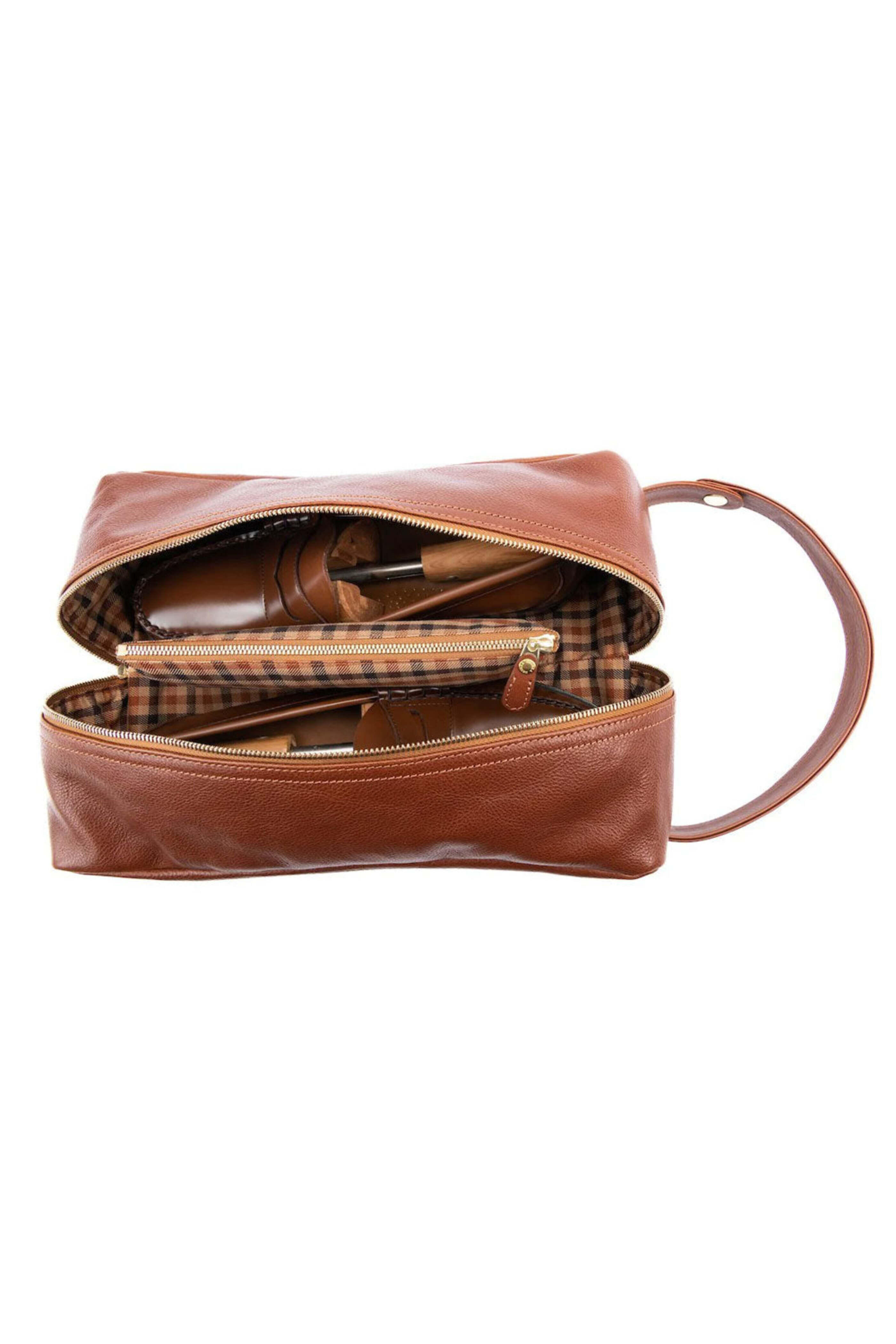 Ghurka - Travel Shoe Kit in Vintage Chestnut