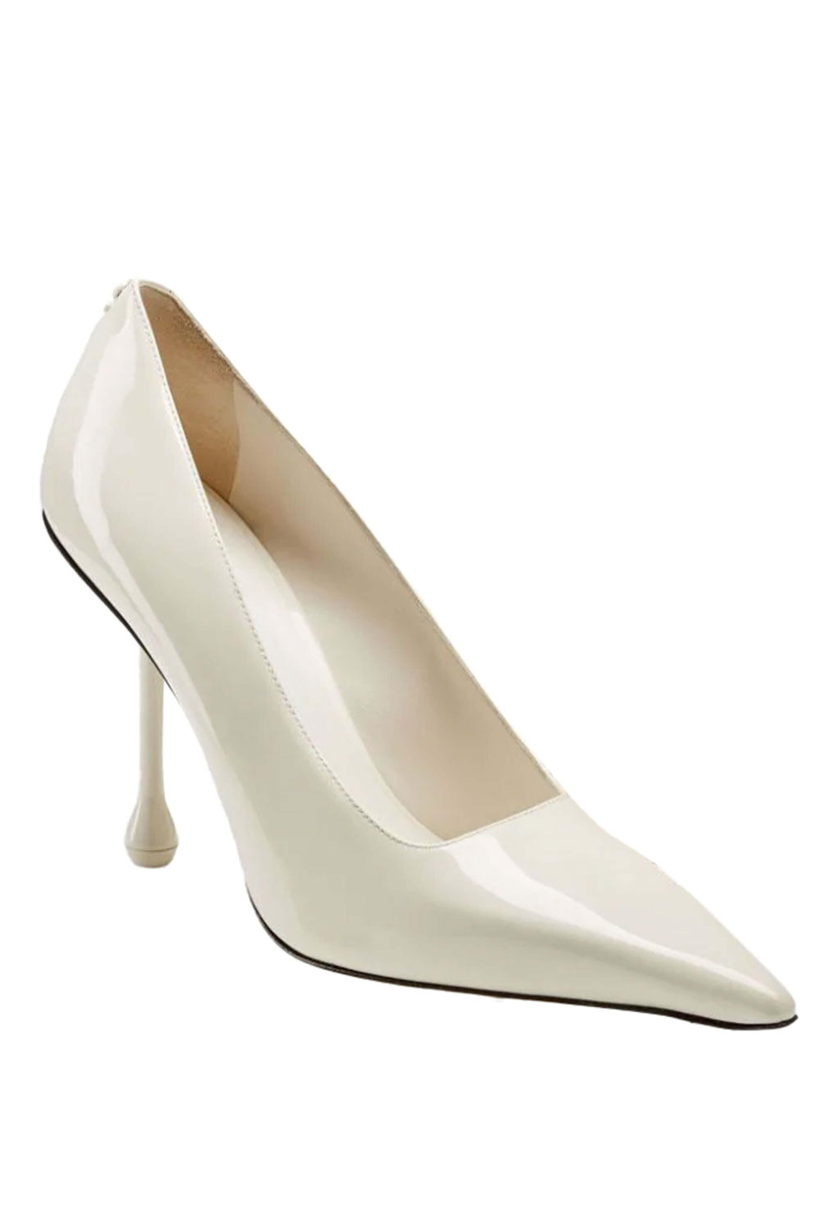 Jimmy Choo - Ixia Patent Leather Pump in Latte | Mitchell Stores