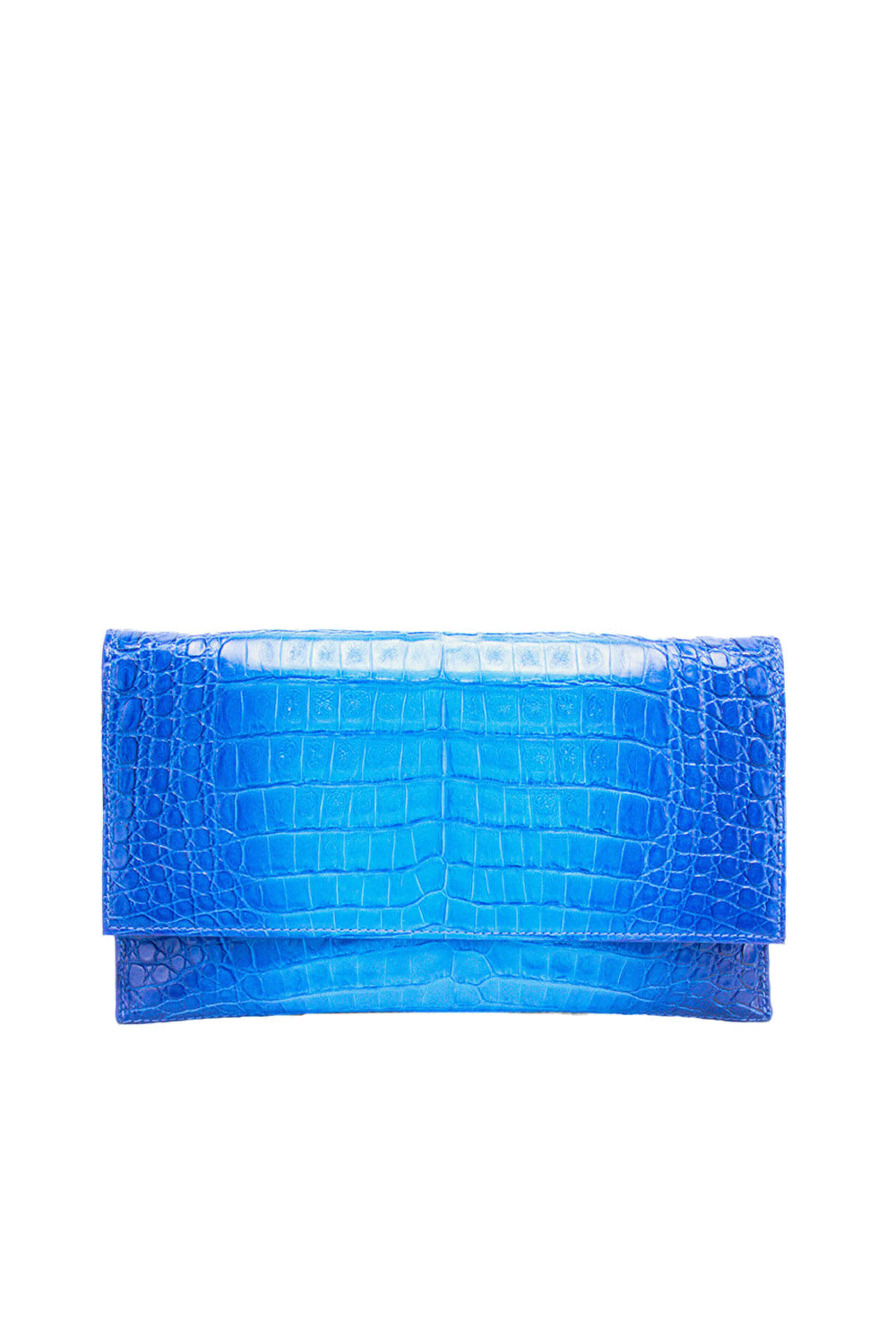 Maria Oliver - Sofia Clutch in Blue Degrade