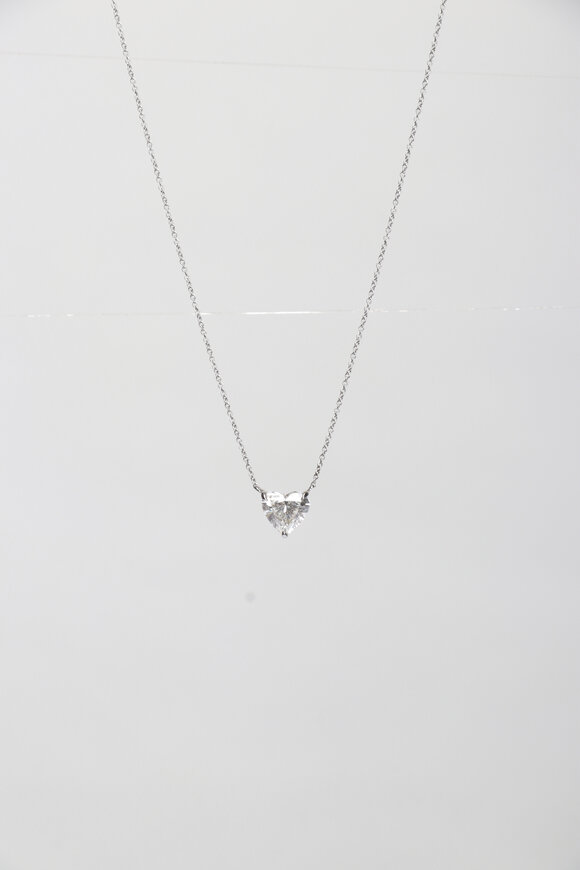 Louis Newman Diamond Heart Necklace
