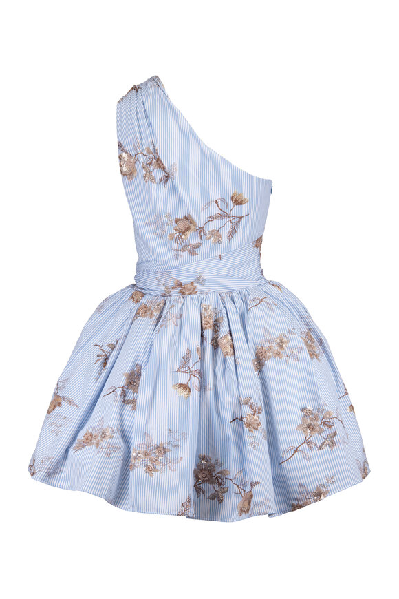 Aknvas Paula Embellished One Shoulder Mini Dress - view 2