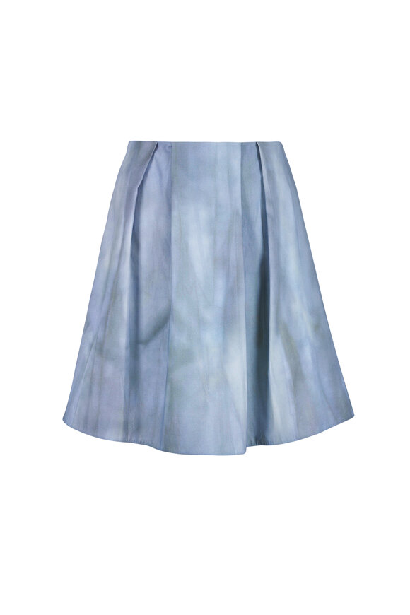 Vince - Sky Graphite Textured Drape Skirt | Mitchell Stores