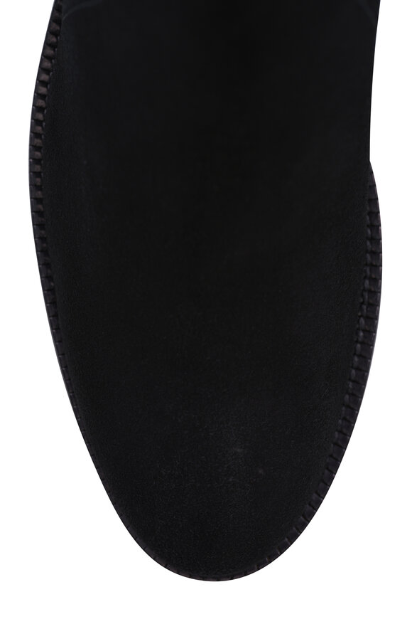 Aquatalia Janella Black Suede Bootie, 70mm - view 5