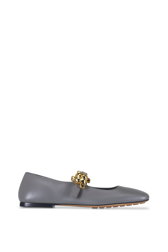 Bottega Veneta Lagoon Nappa Mary Jane Flat - view 3