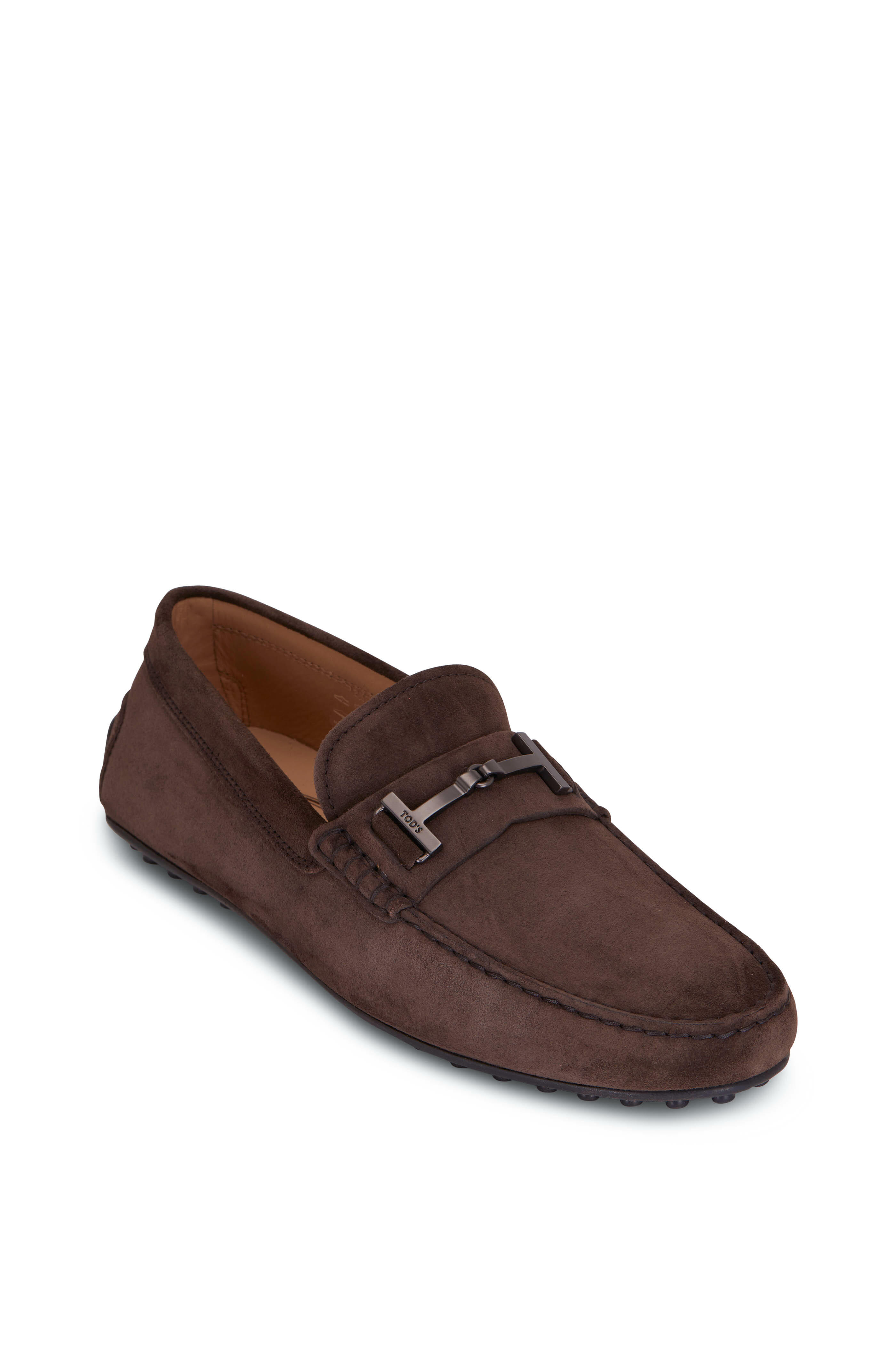 Tod's - T-Timeless Dark Brown Suede Loafer