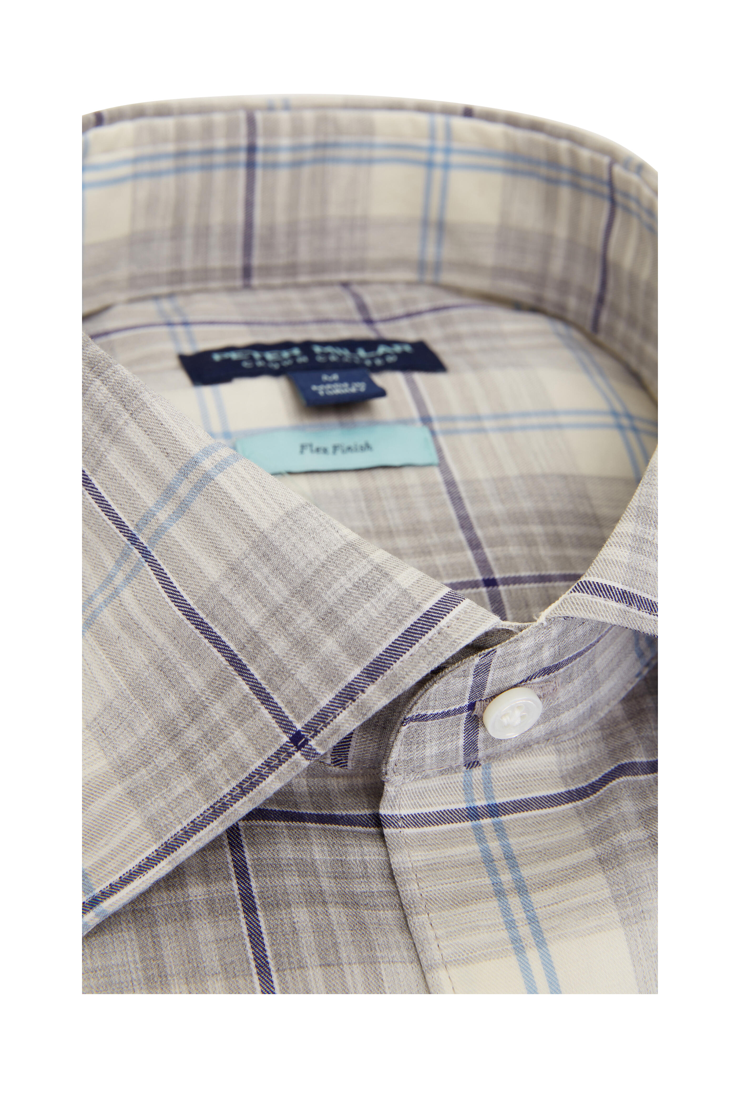 Peter Millar - British Gray Axe Winter Twill Sport Shirt