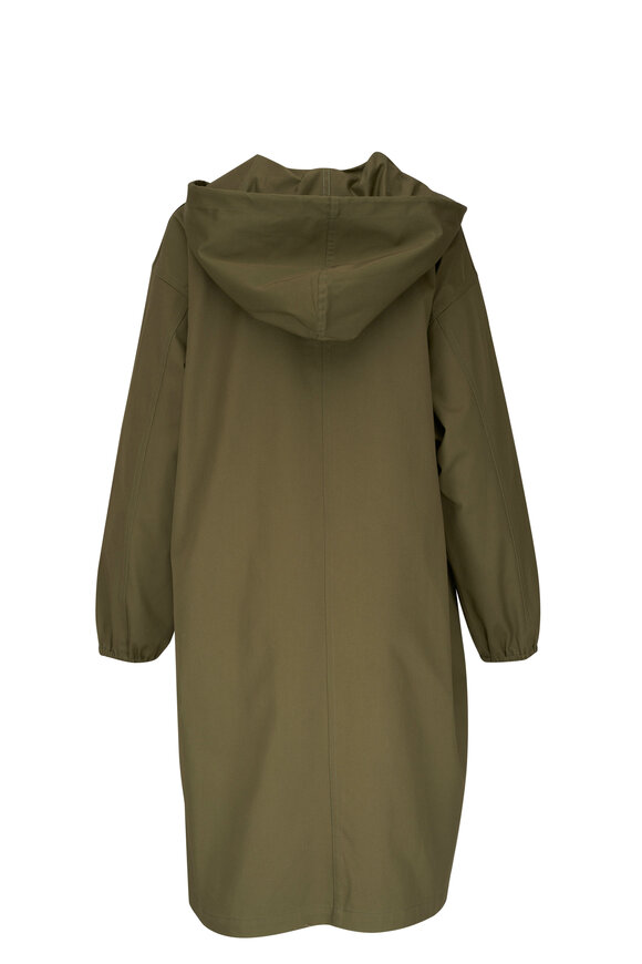 Nili Lotan - Elphyra Army Green Hooded Parka 